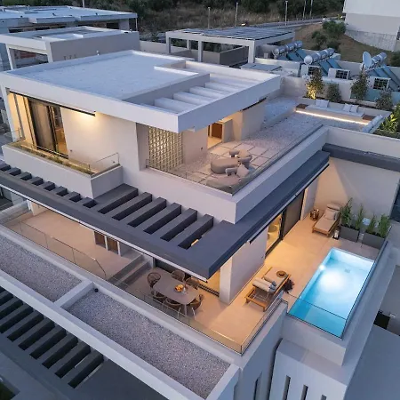 White Pearl - Private Pool -roof Garden - Penthouse Duplex * 하니아