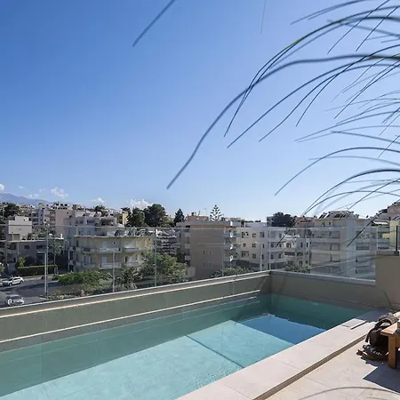 White Pearl - Private Pool -roof Garden - Penthouse Duplex 아파트 하니아