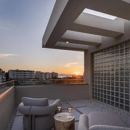 아파트 White Pearl - Private Pool -roof Garden - Penthouse Duplex 하니아