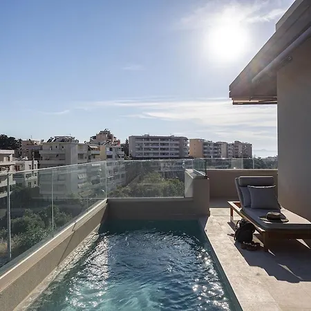White Pearl - Private Pool -roof Garden - Penthouse Duplex 아파트 *
