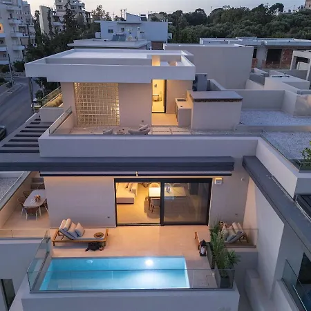 White Pearl - Private Pool -roof Garden - Penthouse Duplex 아파트 *