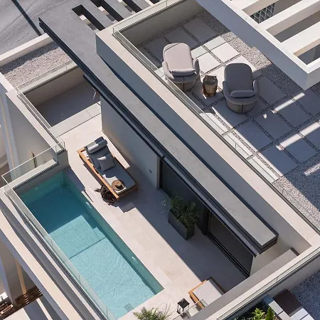 White Pearl - Private Pool -roof Garden - Penthouse Duplex 아파트 *